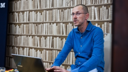 Ostrów Mazowiecka - Leszek Szczasny był gościem Miejskiej Biblioteki Publicznej 