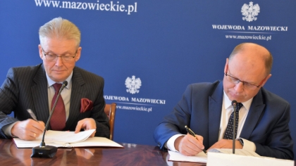 Ostrów Mazowiecka - Powiaty i gminy z terenu województwa mazowieckiego podpisały