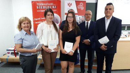 Ostrów Mazowiecka - Grupa uczniów Zespołu Szkół Centrum Kształcenia Rolniczego w