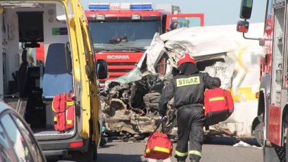 Ostrów Mazowiecka - Do groźnego wypadku drogowego doszło na trasie Ostrołęka-Łom
