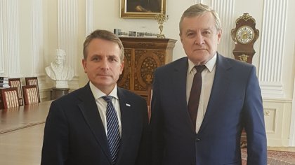 Ostrów Mazowiecka - Włodarz miasta spotkał się z ministrem kultury i dziedzictwa