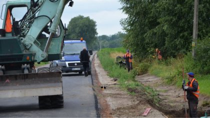 Ostrów Mazowiecka - Ruszyła przebudowa drogi powiatowej na odcinku Stary Lubotyń