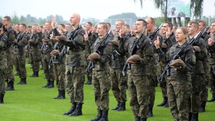 Ostrów Mazowiecka - W Komorowie działalność swoją rozpoczął batalion lekkiej pie