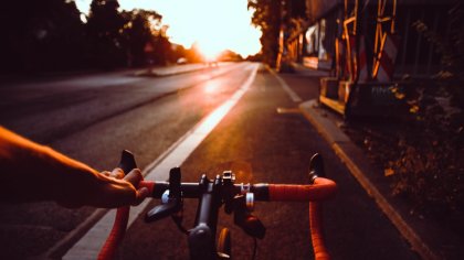 Ostrów Mazowiecka - Rower jako środek transportu lub rekreacji sprawdza się znak