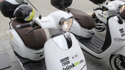 Ostrów Mazowiecka - Pilotażowy program wynajmu skuterów spełnia oczekiwania mies