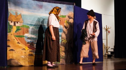 Ostrów Mazowiecka - Spektakl o ubogim rybaku mogli zobaczyć młodzi mieszkańcy Os