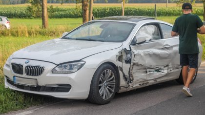 Ostrów Mazowiecka - Do groźnie wyglądającego zderzenia aż czterech aut osobowych