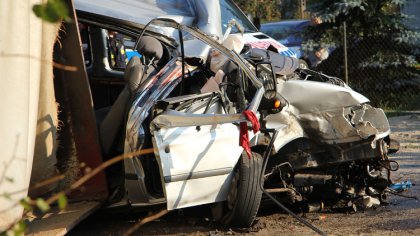 Ostrów Mazowiecka - Pod Ostrołęką w piątek po godz. 17.00 na drodze w Chudku dos