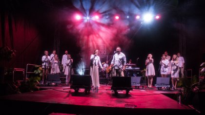 Ostrów Mazowiecka - Jako gwiazda wieczoru ostrowskiego Pożegnania Lata na scenie