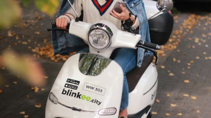 Ostrów Mazowiecka - Trzymiesięczny program pilotażowy skuterów blinkee.city w po