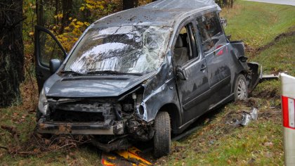 Ostrów Mazowiecka - Do wypadku drogowego doszło dziś po południu w pobliżu miejs