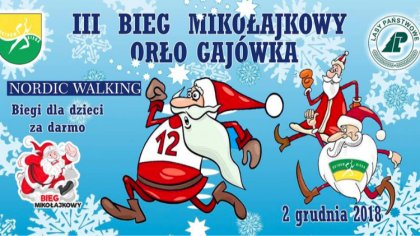 Ostrów Mazowiecka - III Bieg Mikołajkowy odbędzie się 2 grudnia w Orle, organizo