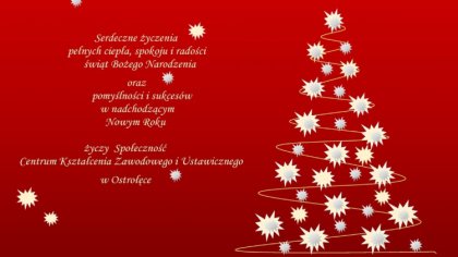 Ostrów Mazowiecka - Serdeczne życzenia, pełnych ciepła, spokoju i radości świąt 