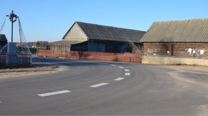 Ostrów Mazowiecka - Zakończono przebudowę skrzyżowania w miejscowości Grądziki (