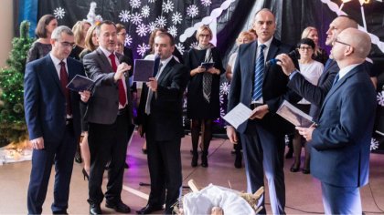 Ostrów Mazowiecka - Nauczyciele Zespołu Szkół nr 2 w Ostrowi Mazowieckiej zaprez