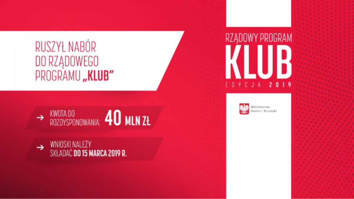 Program Klub od MSiT. Czas na złożenie wniosku Ostrów Mazowiecka