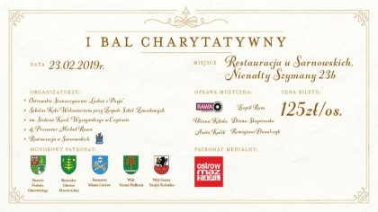 Ostrów Mazowiecka - Wszystkich ludzi o dobrych sercach zachęcamy do wzięcia udzi