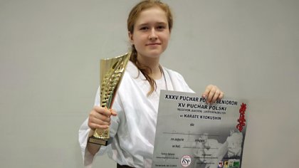 Ostrów Mazowiecka - Dominika Pyskło to utalentowana zawodniczka Ostrołęckiego Kl