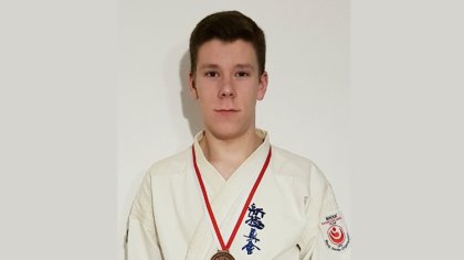 Ostrów Mazowiecka - Krzysztof Modzelewski to utalentowany zawodnik MKKK Shinkyok