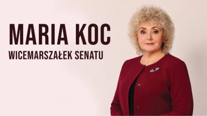 Ostrów Mazowiecka - Wicemarszałek senatu Maria Koc po raz kolejny spotka się z m