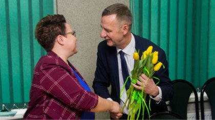 Ostrów Mazowiecka - W sali konferencyjnej Urzędu Gminy w Ostrowi Mazowieckiej od