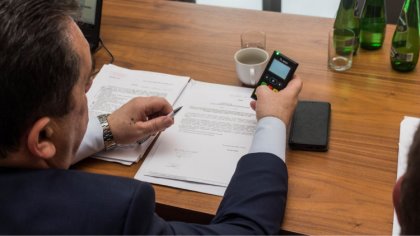 Ostrów Mazowiecka - W sali konferencyjnej Starostwa Powiatowego w Ostrowi Mazowi