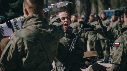 Ostrów Mazowiecka - Na terenie jednostki wojskowej w Ciechanowie odbyła się kole