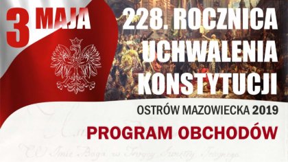 Ostrów Mazowiecka - Tradycyjnie po mszy świętej za ojczyznę na placu Wolności od