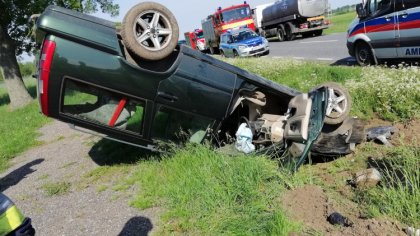 Ostrów Mazowiecka - W miejscowości Ponikiew Mała na trasie Ostrów Mazowiecka - R