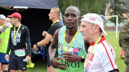 Ostrów Mazowiecka - Biwot Wycliffe Kipkorir z Kenii zwyciężył w jubileuszowym XX