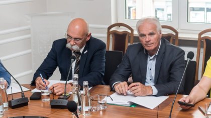 Ostrów Mazowiecka - W sali konferencyjnej ostrowskiego Starostwa Powiatowego obr