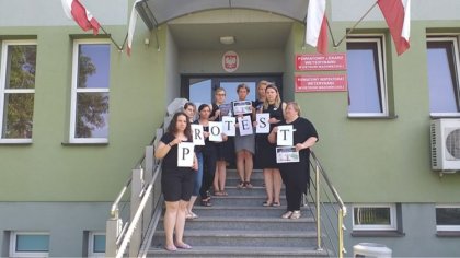 Ostrów Mazowiecka - Dziś doszło do zapowiadanego od dawna zaostrzenia protestu p