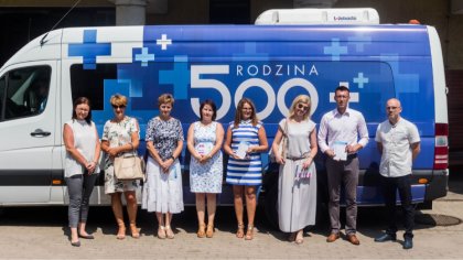 Ostrów Mazowiecka - Akcja informacyjna związana z programem Rodzina 500+ dotarła