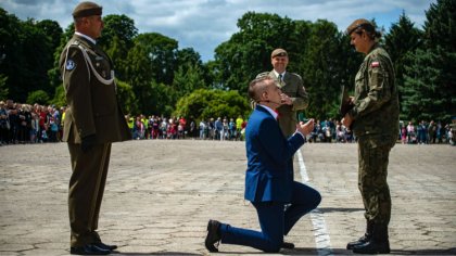 Ostrów Mazowiecka - Na terenie jednostki wojskowej w Ciechanowie odbyła się przy