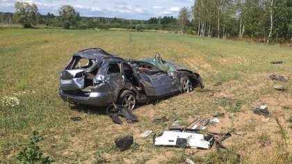 Ostrów Mazowiecka - Do poważnego wypadku drogowego doszło w poniedziałkowe popoł