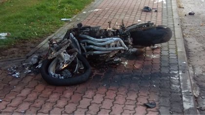 Ostrów Mazowiecka - Do wypadku drogowego z udziałem motocyklisty doszło wczoraj 
