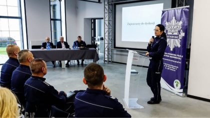 Ostrów Mazowiecka - Komenda Powiatowa Policji w Ostrowi Mazowieckiej wspólnie z 