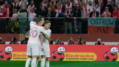 Ostrów Mazowiecka - Reprezentacja Polski w piłce nożnej po emocjonującym starciu