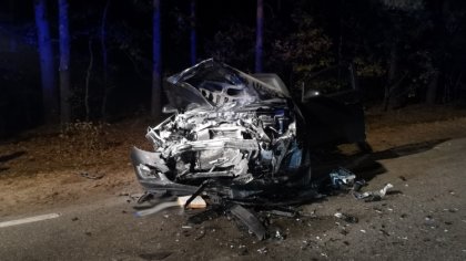 Ostrów Mazowiecka - Około godziny 19:00 w piątek 18 października na trasie Brok 