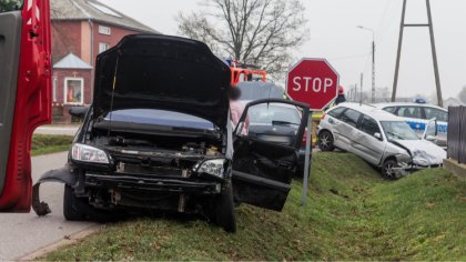 Ostrów Mazowiecka - Do zderzenia trzech samochodów osobowych doszło dzisiejszego