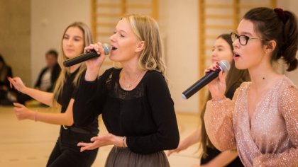 Ostrów Mazowiecka - W hali sportowej przy LO im. Mikołaja Kopernika w Ostrowi Ma