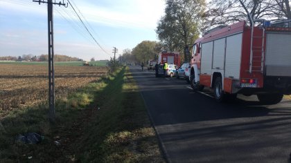 Ostrów Mazowiecka - Do wypadku drogowego doszło na trasie pomiędzy Ostrowią Mazo