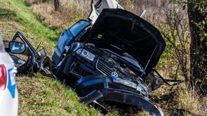 Ostrów Mazowiecka - Około godziny 10.00 na trasie Ostrów Mazowiecka - Ugniewo do
