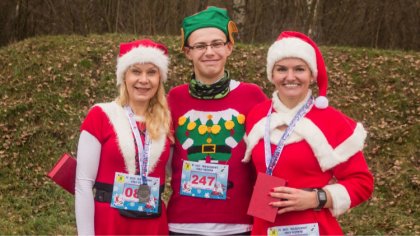 Ostrów Mazowiecka - Czwarta edycja biegu mikołajkowego w Orle przeszła do histor