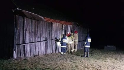 Ostrów Mazowiecka - Około godziny 4.00 nad ranem 11 stycznia strażacy z OSP Kram