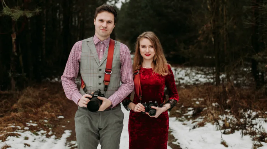 Na zdjęciu Krzysztof Piórkowski wraz ze swoją żoną, fot. archiwum prywatne