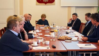 Ostrów Mazowiecka - W sali konferencyjnej Urzędu Miasta w Ostrowi Mazowieckiej o