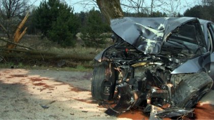 Ostrów Mazowiecka - Na prostym odcinku drogi w Zuzeli (gm. Nur), podczas wczoraj