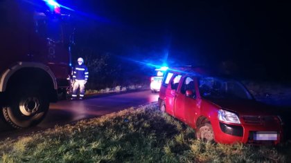 Ostrów Mazowiecka - Około 1:30 dzisiejszej nocy doszło do wypadku drogowego w mi