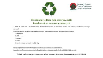 Ostrów Mazowiecka - Gmina Andrzejewo przygotowała specjalny program polegający n